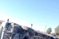 Accidente vial en Galeana deja un muerto y siete lesionados