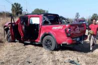 Deja choque frontal dos muertos