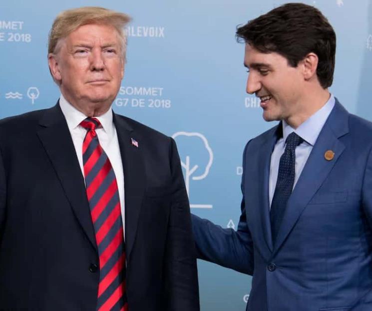 Sostienen conversación Trump y Trudeau, lo harán otra vez 