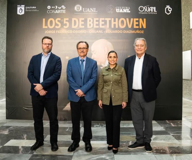 Llegan “Los 5 de Beethoven” por primera vez Monterrey