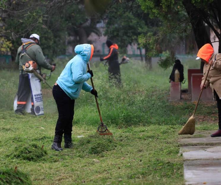 Deshierban en Guadalupe más de 22 mil metros cuadrados
