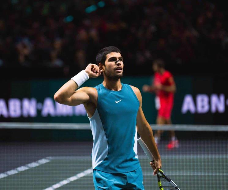 Avanza Carlos Alcaraz a la final del Torneo de Rotterdam