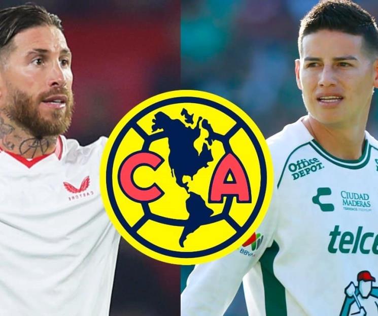 Alaban en América llegada de Ramos y James