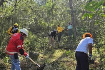 Capacitan a personal de Medio Ambiente en manejo del fuego