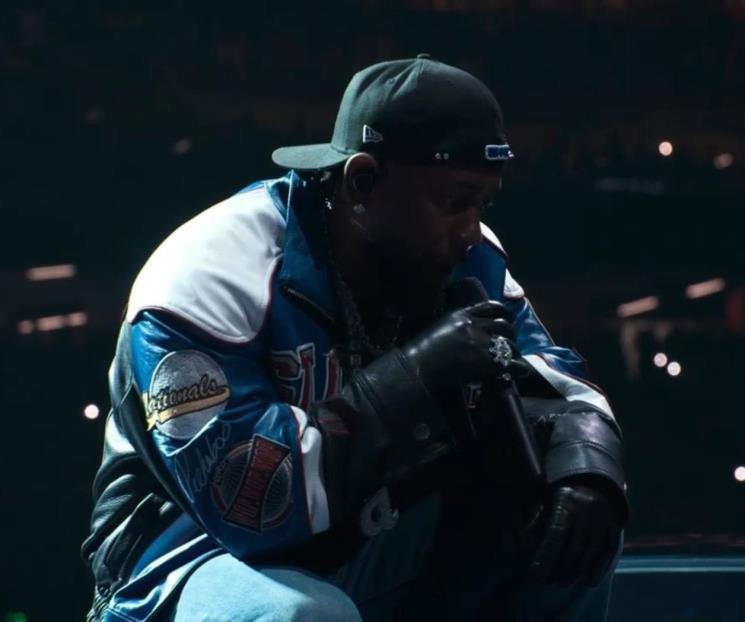 Kendrick Lamar prende el show de medio tiempo del Super Bowl de NFL Kendrick Lamar prende el show de medio tiempo del Super Bowl de NFL