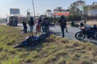 Motociclista resulta lesionado en Carretera Nacional por Allende