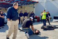 Capacitan a policías en Santa Catarina Capacitan a policías en Santa Catarina