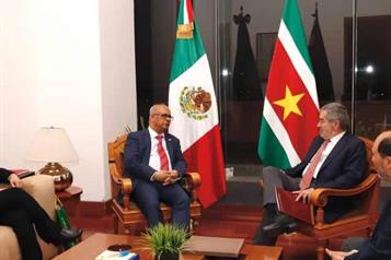 Fortalecen lazos M&eacute;xico y Surinam