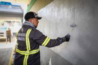 Refuerzan trabajos de servicios públicos para embellecer Santiago