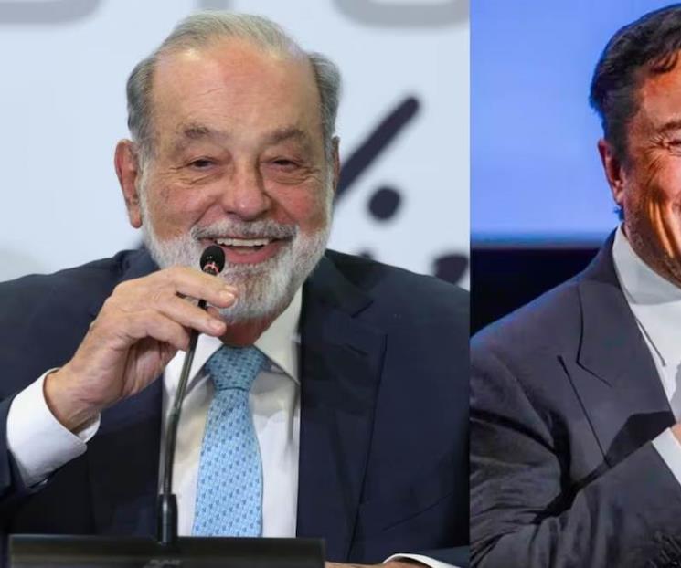 Propone Slim apuesta contra Elon Musk Propone Slim apuesta contra Elon Musk