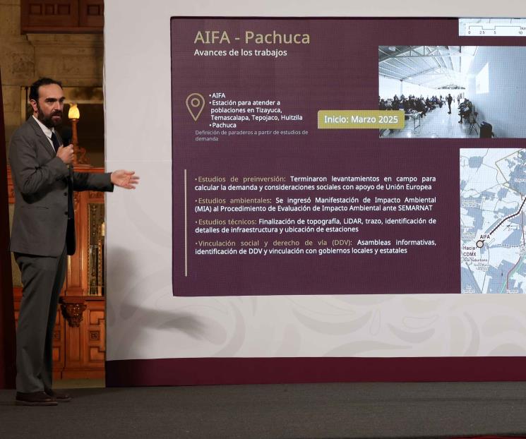 Tramo del Tren Suburbano Lechería-AIFA tiene avance del 80%: Lajous