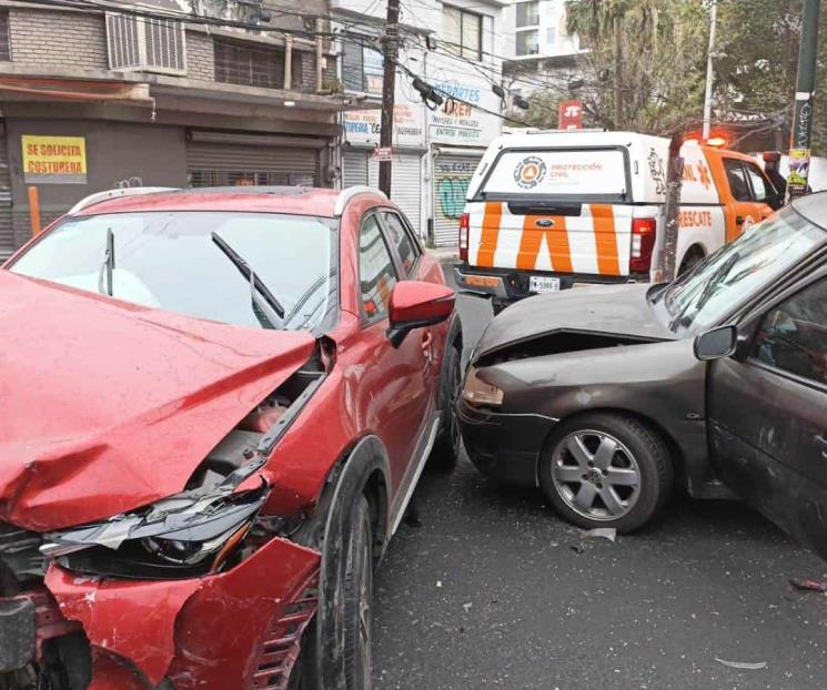 Deja choque dos lesionados