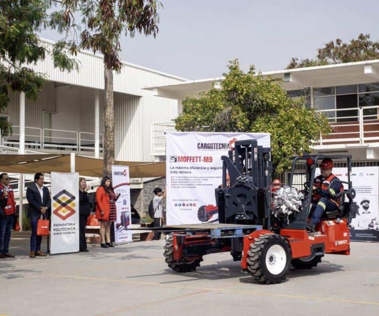 Recibe Prepa Politécnica montacargas como apoyo a especialidad Recibe Prepa Politécnica montacargas como apoyo a especialidad