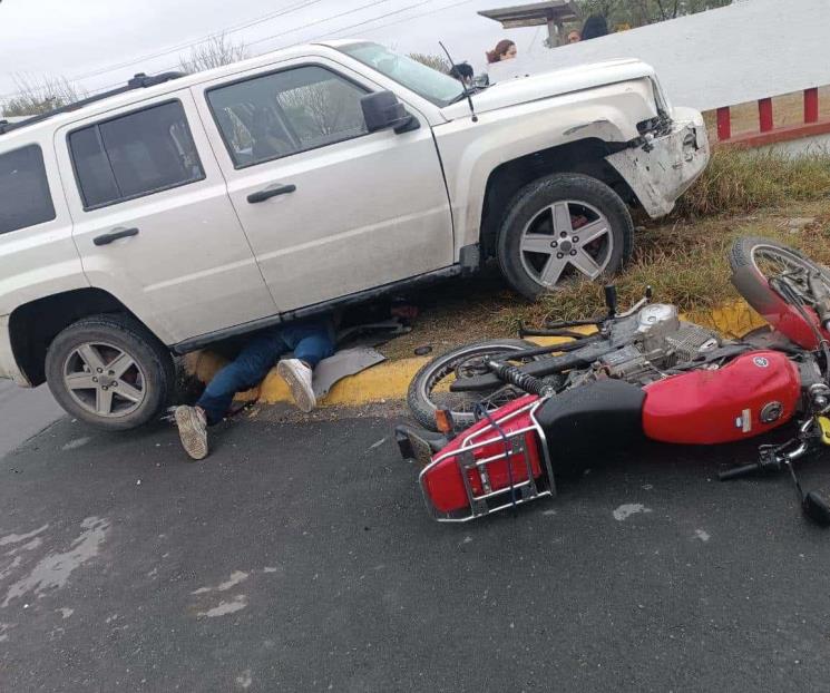Fallece motociclista en choque