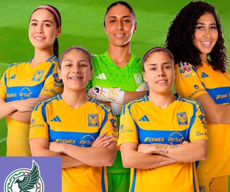 Rayadas y Tigres, base del Tri femenil