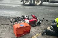 Resulta motociclista herido en choque Resulta motociclista herido en choque