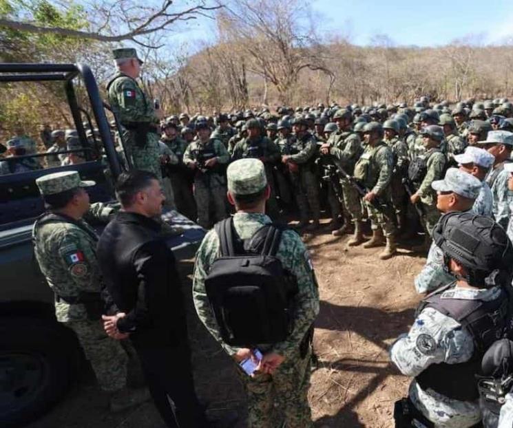 Supervisan Harfuch y Defensa estrategia de seguridad en Sinaloa