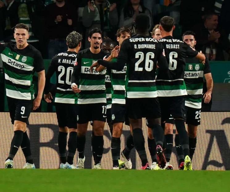 Gana el Sporting y se afianzan en la cima del futbol portugués