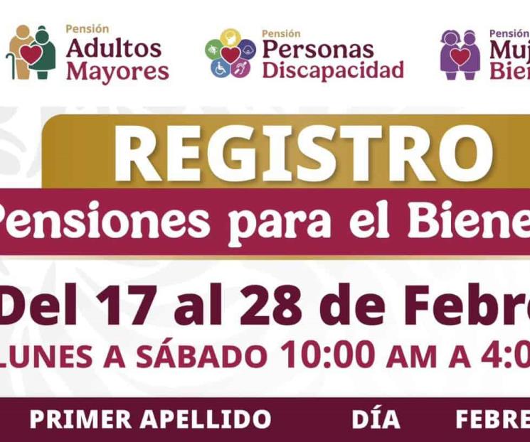 Anuncia delegación de Bienestar Social fechas de registro