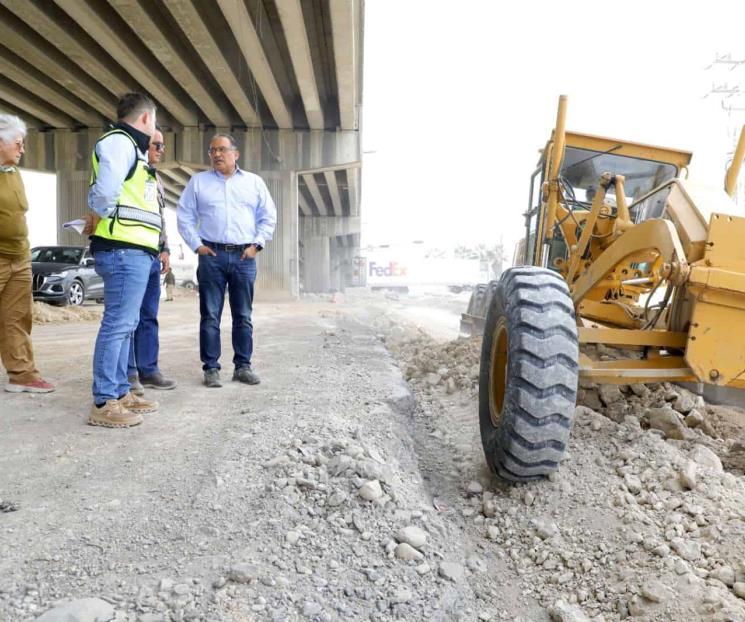 Reactivan en Escobedo trabajos del Distribuidor Vial Triángulo Norte