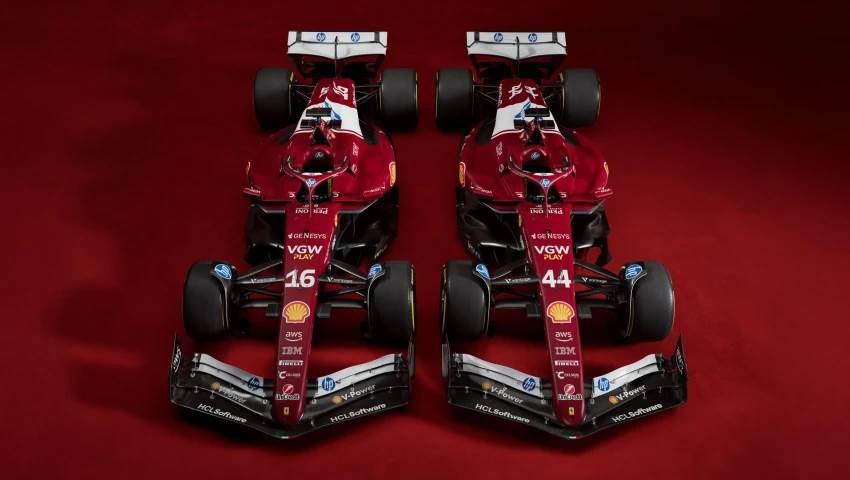 Prueban Hamilton y Leclerc el SF-25 de Ferrari