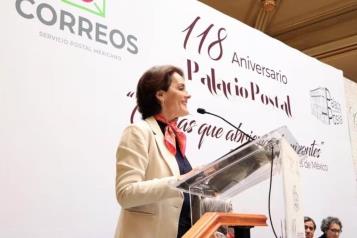 Celebra Correos de M&eacute;xico 118 a&ntilde;os
