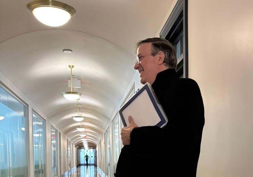 Inició un diálogo constructivo: Ebrard tras reunión con Lutnick