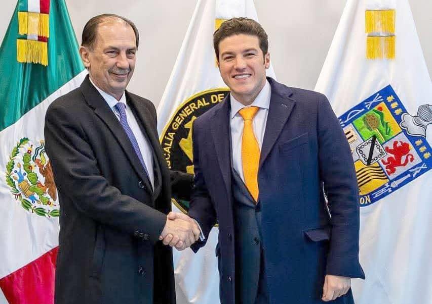 Visita Samuel en su oficina al nuevo titular de la FGJ Visita Samuel en su oficina al nuevo titular de la FGJ