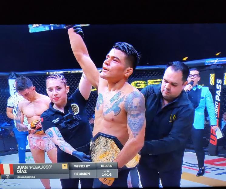 Retiene Juan Díaz título en la Lux Fight League Retiene Juan Díaz título en la Lux Fight League