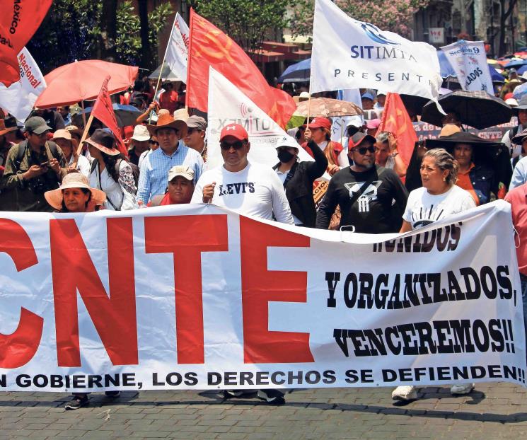 Rechaza CNTE afiliación masiva de maestros a Morena