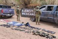 Aseguran vehículos y armas largas tras enfrentamiento en Culiacán Aseguran vehículos y armas largas tras enfrentamiento en Culiacán