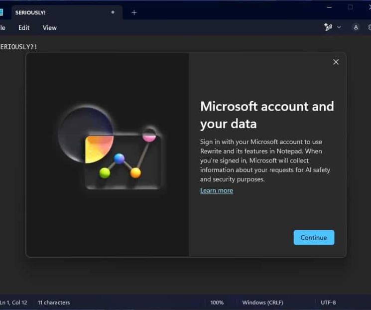 Notepad en Windows 11 no ha pasado a ser de pago, tranquilo