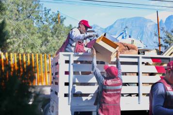 Retiran 24 toneladas de cacharros y escombro  en SC