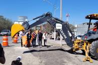 Inicia Héctor obras en los límites de Guadalupe y Apodaca