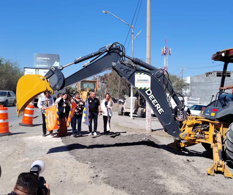 Inicia Héctor obras en los límites de Guadalupe y Apodaca