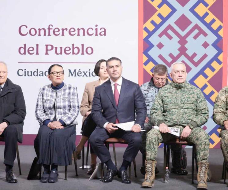 Viaja gabinete de seguridad de México a Estados Unidos