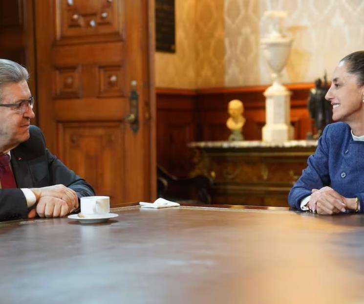 Se reúne Sheinbaum con líder de Francia Insumisa