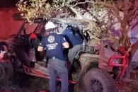 Accidente de Razer deja dos lesionados en Allende