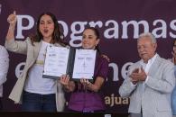 Sheinbaum y Libia Dennise trabajarán por la seguridad de Guanajuato Sheinbaum y Libia Dennise trabajarán por la seguridad de Guanajuato