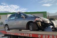 Volcadura deja dos lesionados al sur de Monterrey Volcadura deja dos lesionados al sur de Monterrey