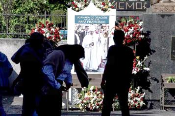 Oran en la Basílica de Guadalupe por el Papa Francisco