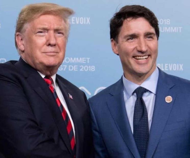 Trump aumentaría más aranceles si Canadá responde a tarifas del 25%