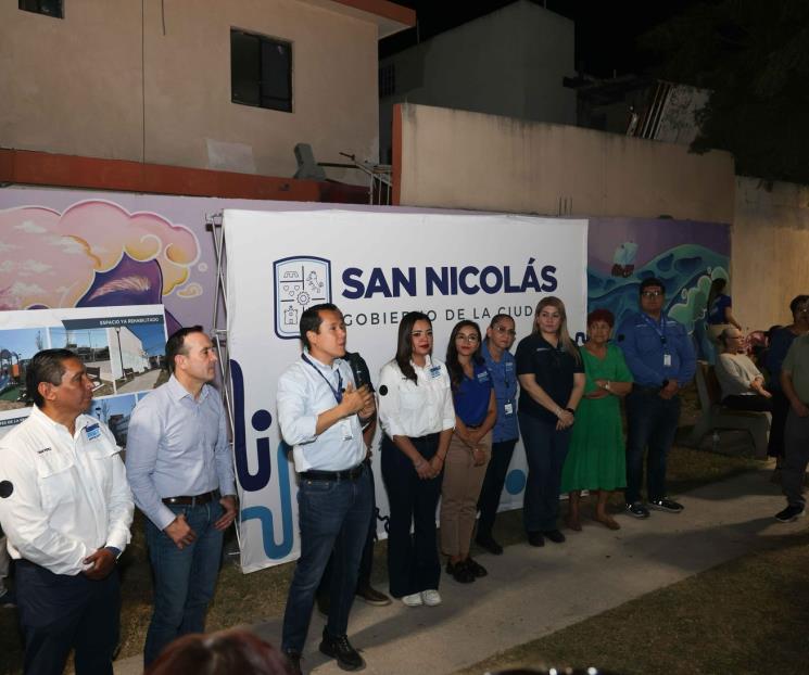 Entrega San Nicolás nuevo parque en Las Puentes