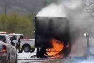 Tiene falla mecánica; se incendia