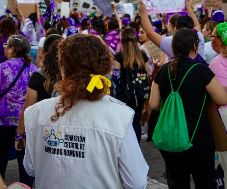 Demanda CEDH garantizar un ambiente seguro en el 8M