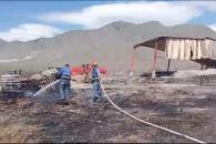 Alarma incendio en tarimera