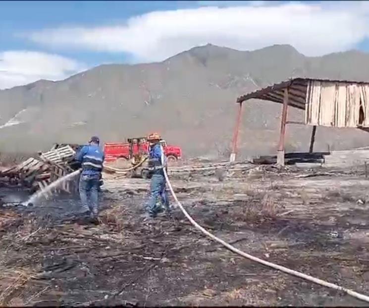 Alarma incendio en tarimera