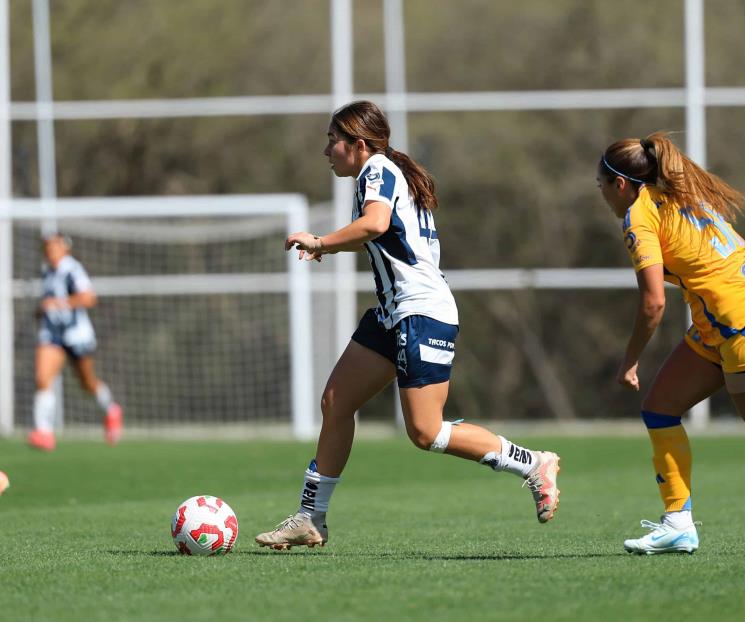 Igualan Rayadas y Tigres en el Clásico Regio Femenil Sub-19