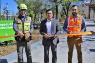 Inaugura Félix Arratia el ´Arboretum Juárez´ plantando 72 árboles Inaugura Félix Arratia el ´Arboretum Juárez´ plantando 72 árboles