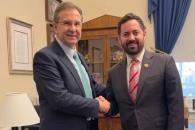 Sostiene encuentro Esteban Moctezuma con Mike Lawler Sostiene encuentro Esteban Moctezuma con Mike Lawler